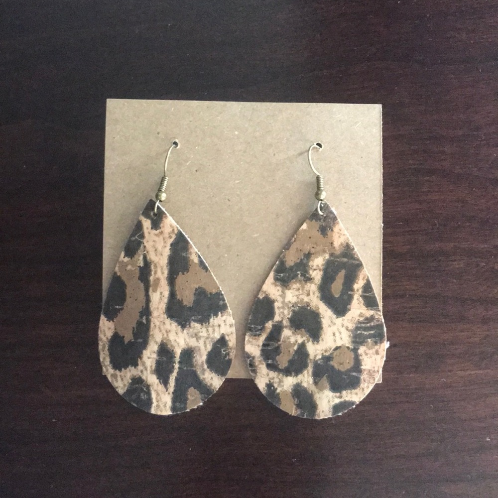 Leopard Print Earrings